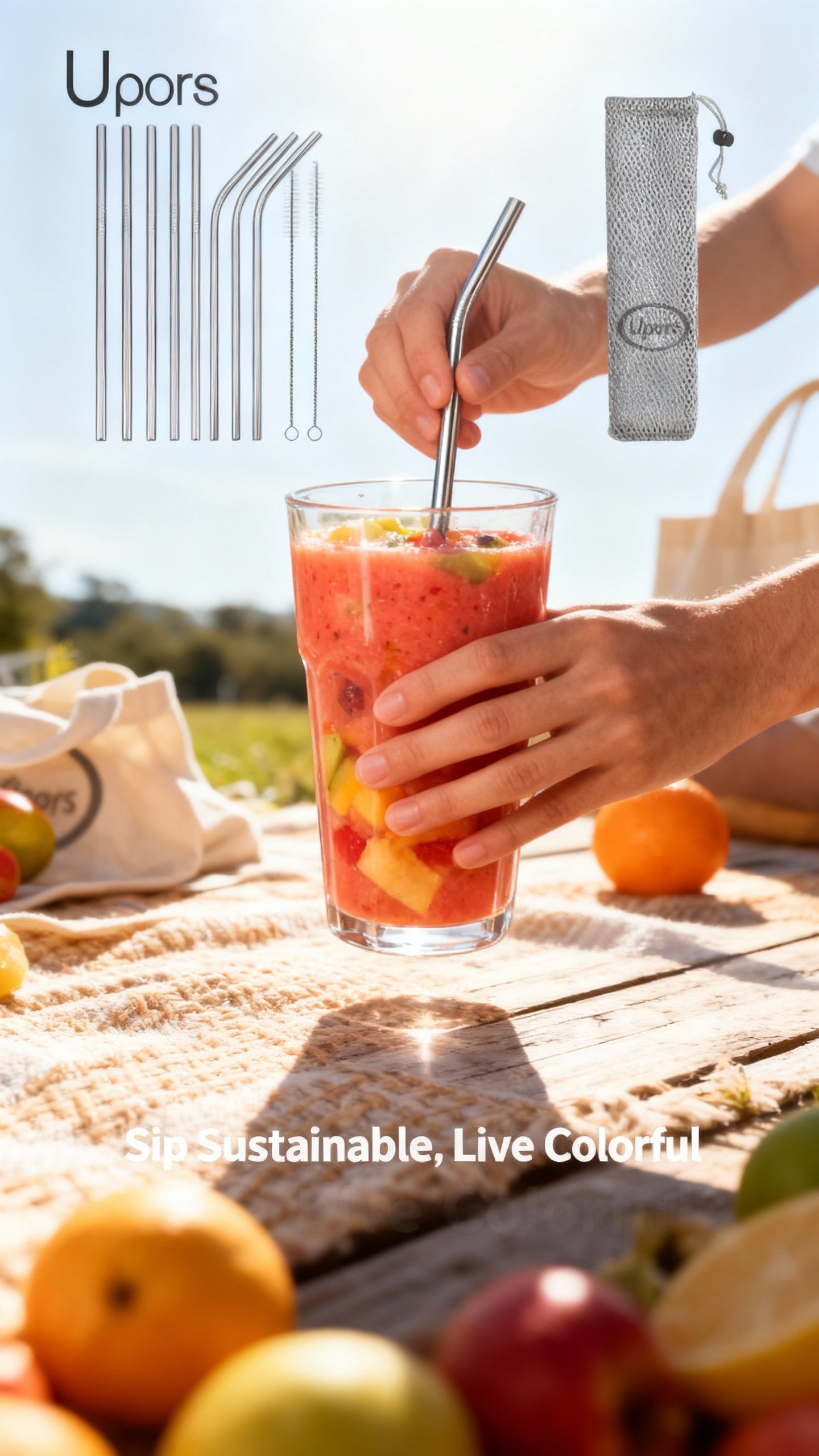 Eco-Sipper Metal Straws