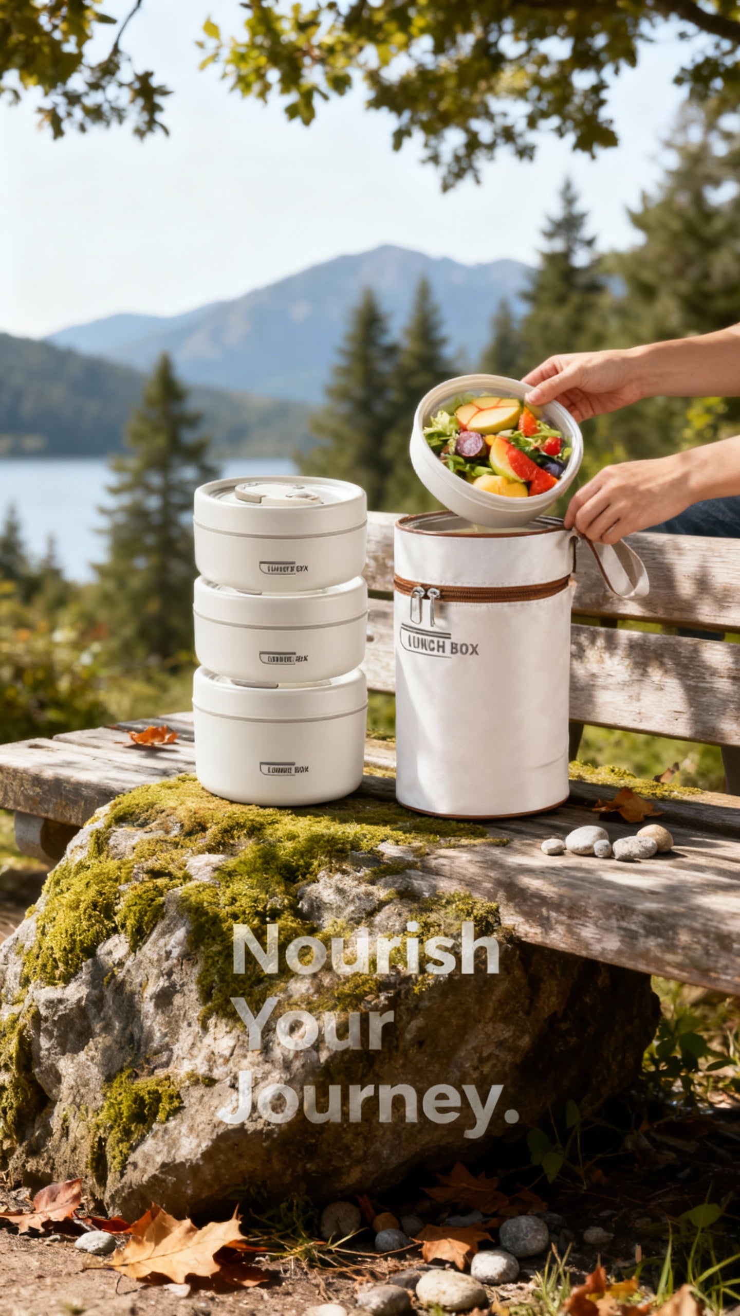 Stackable Lunch Set with Thermal Bag