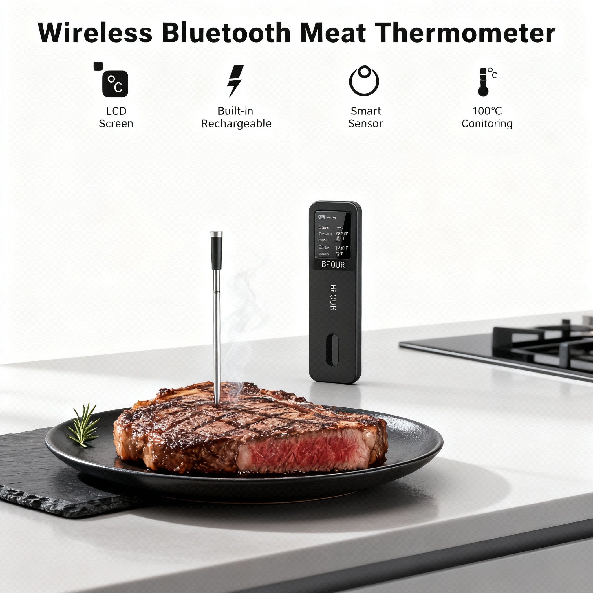 Wireless Bluetooth Meat Thermometer