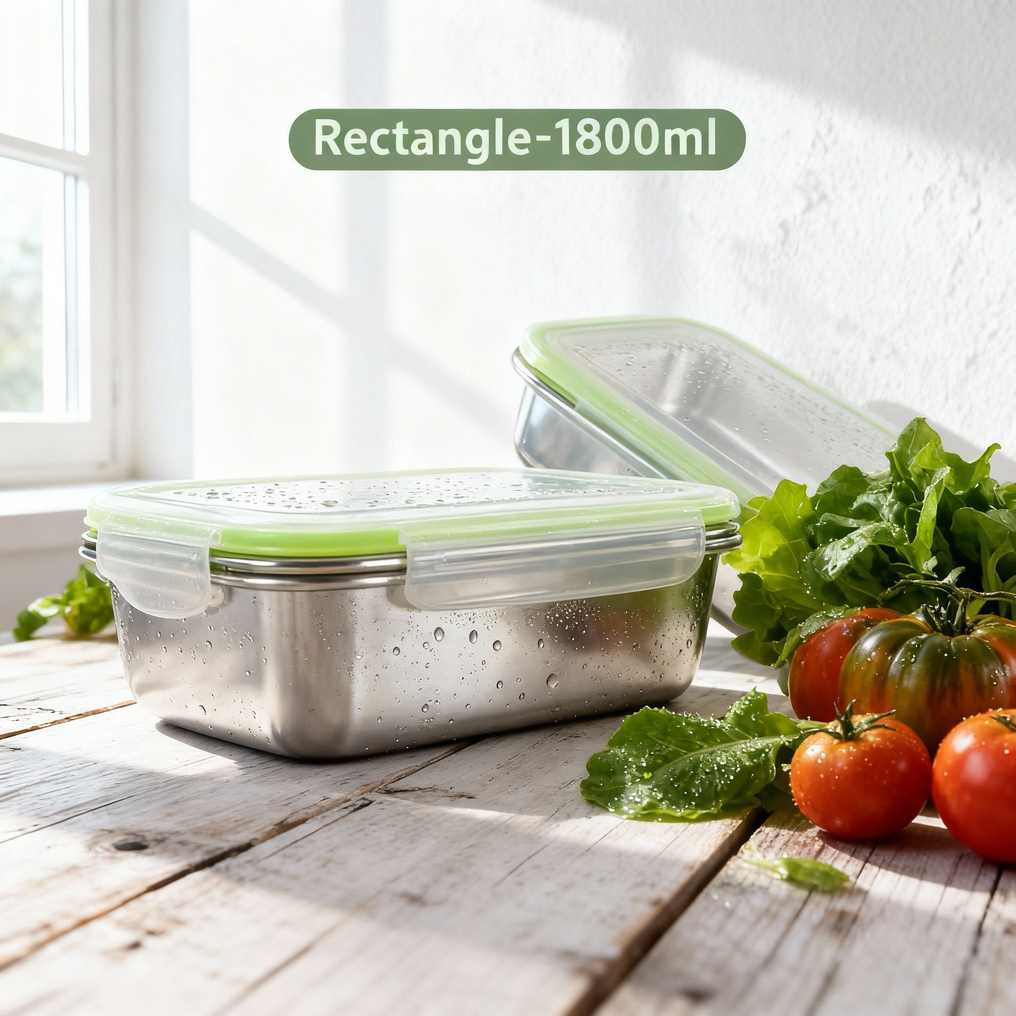 FreshKeeper Premium Stainless Containers