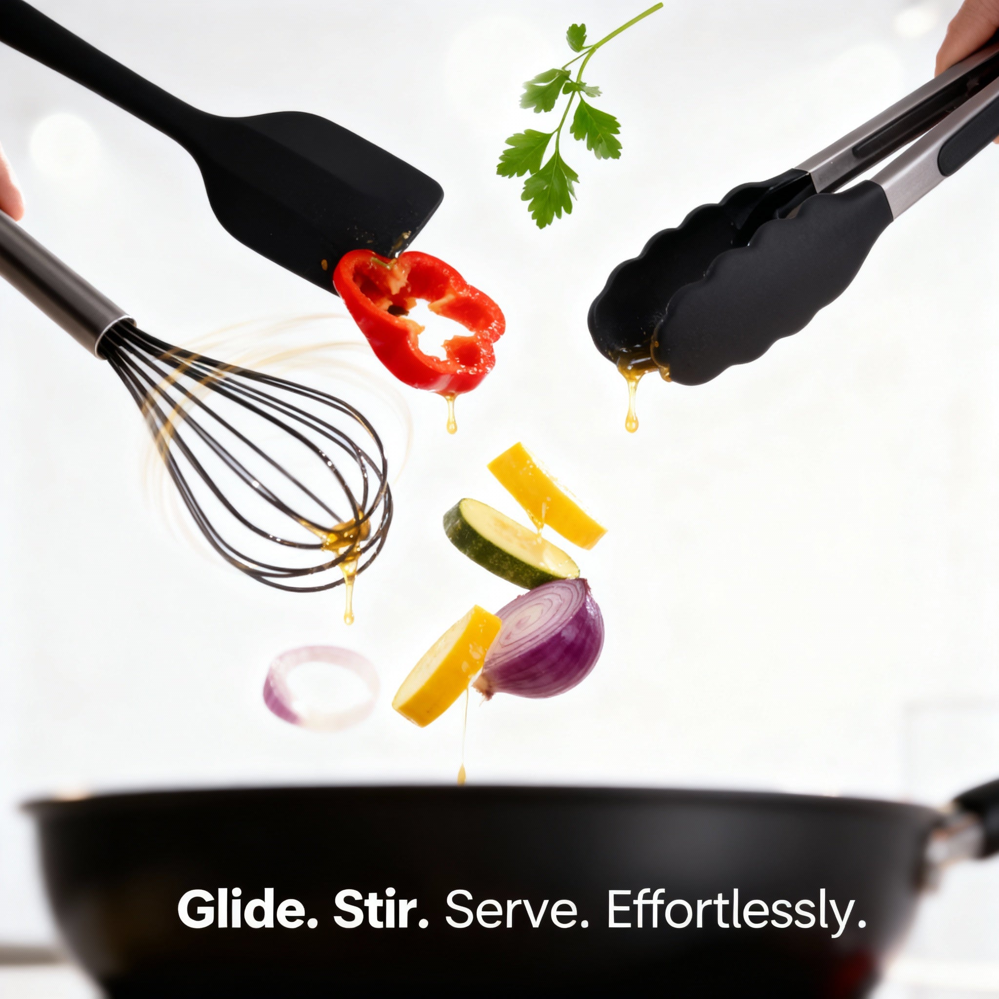 Silicone Cooking Kitchen Cookware.