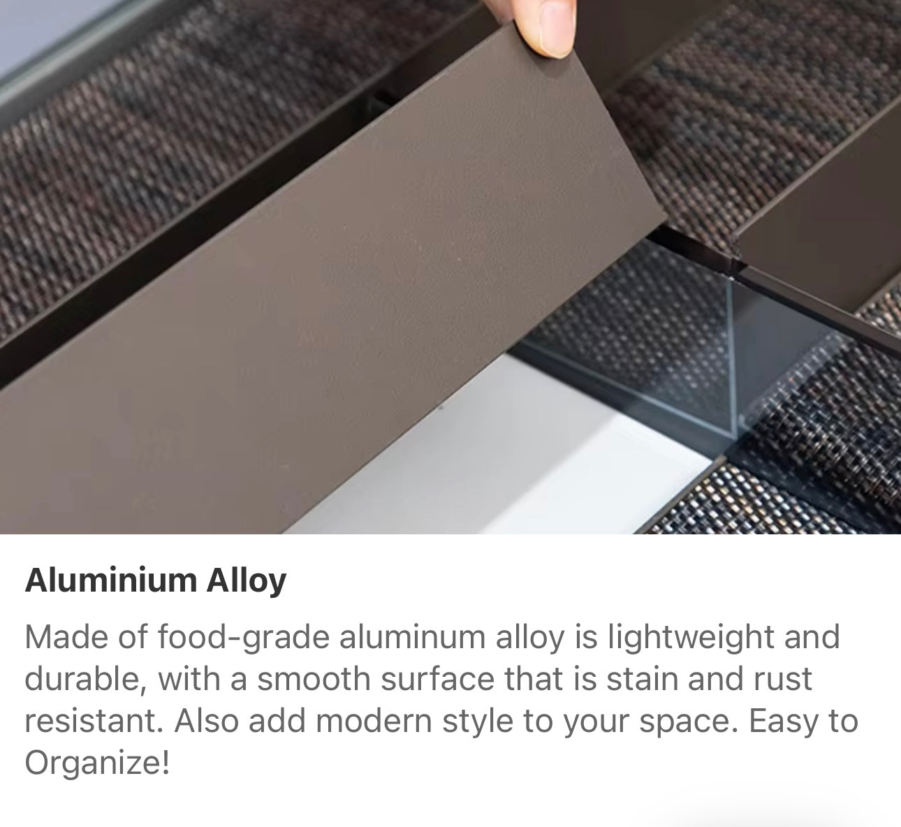 Modular Cutlery drawer organiser.