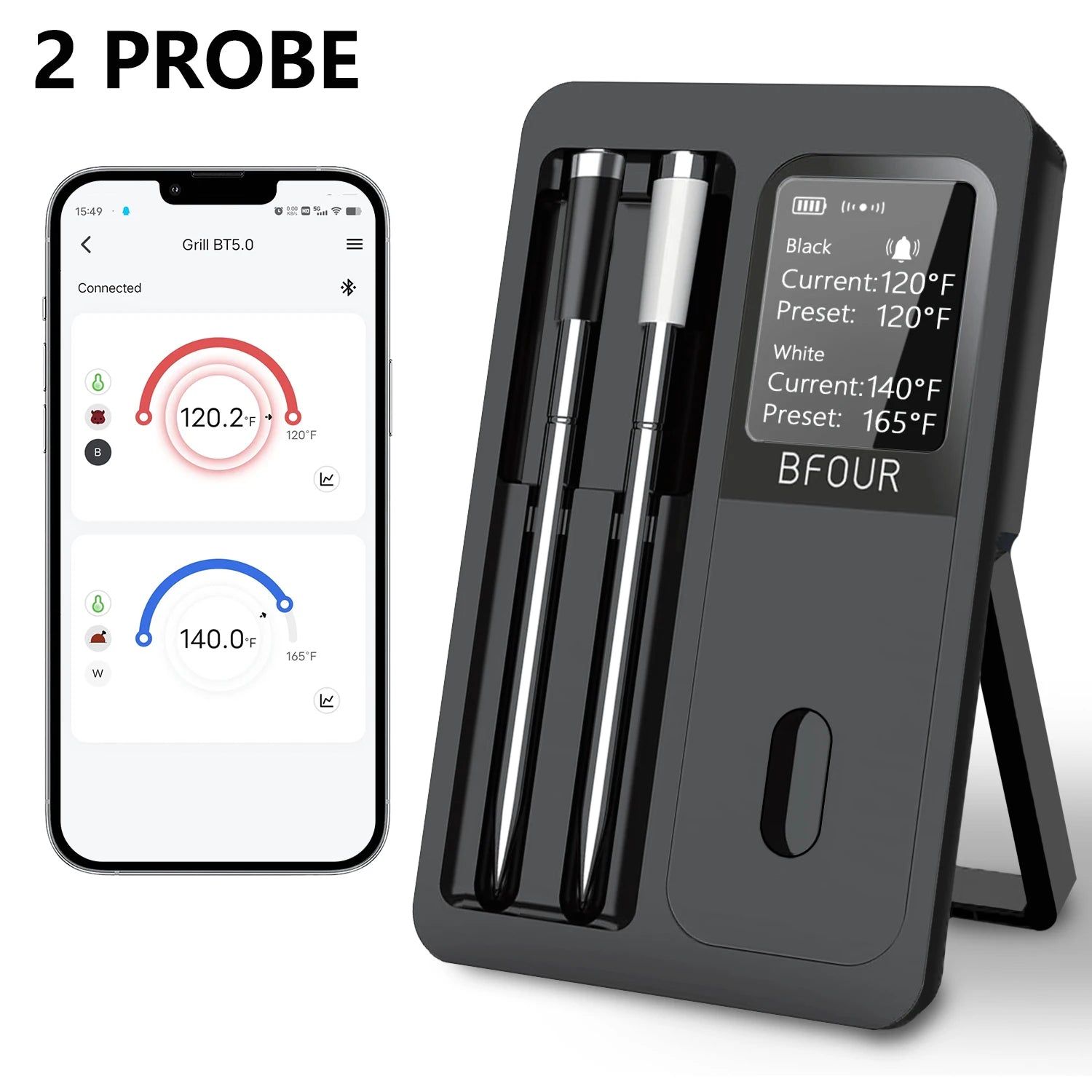 Wireless Bluetooth Meat Thermometer
