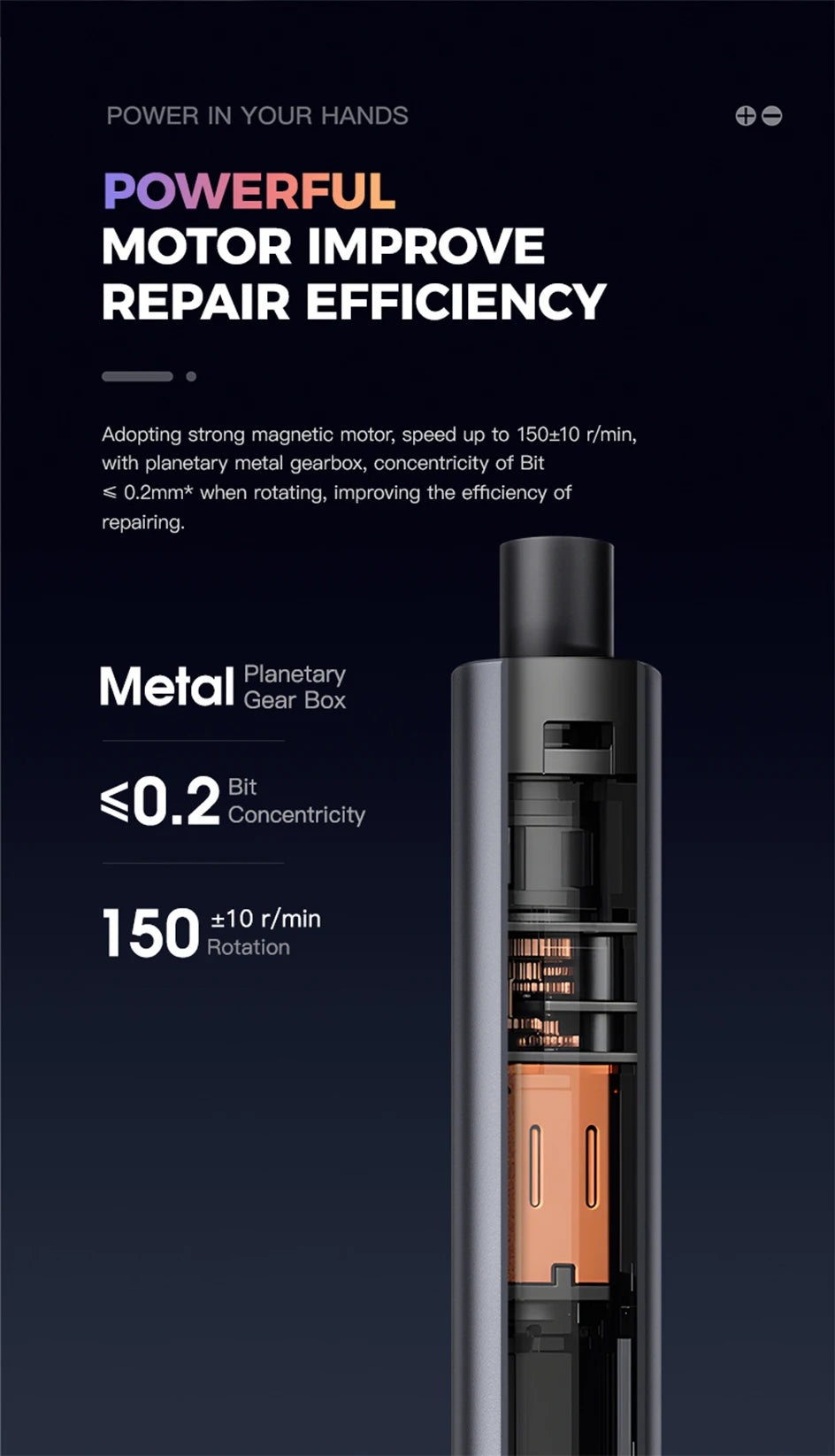 57 in 1 Power Tool Kits Rechargeable Precision Electric Screwdriver Set.