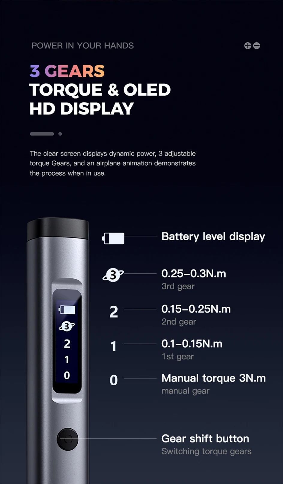 57 in 1 Power Tool Kits Rechargeable Precision Electric Screwdriver Set.