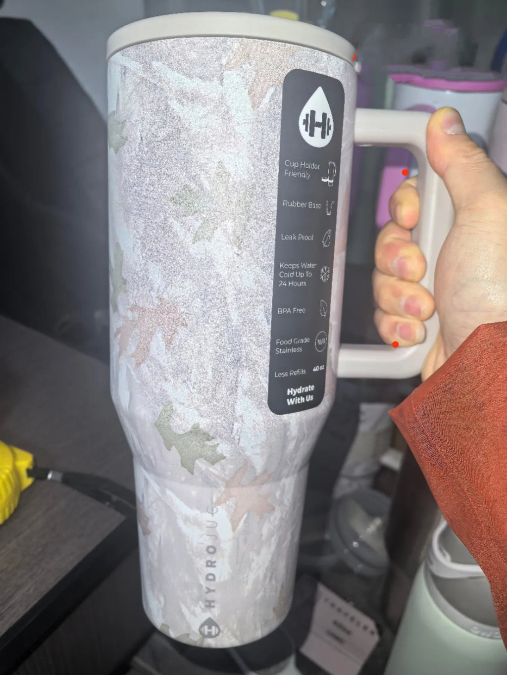 HydroJug Tumbler 32OZ/40OZ Traveler Stainless Steel.