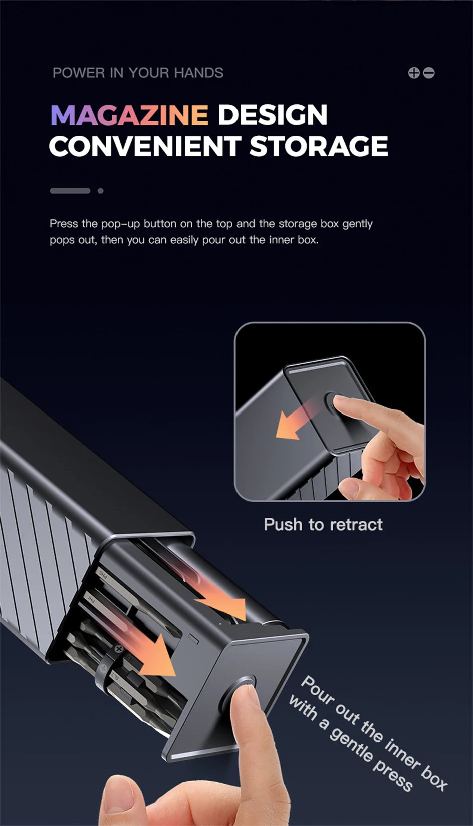 57 in 1 Power Tool Kits Rechargeable Precision Electric Screwdriver Set.