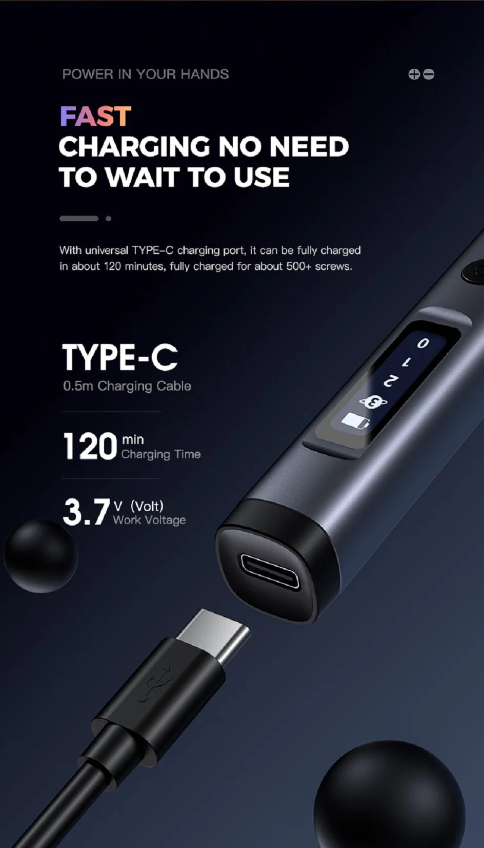 57 in 1 Power Tool Kits Rechargeable Precision Electric Screwdriver Set.