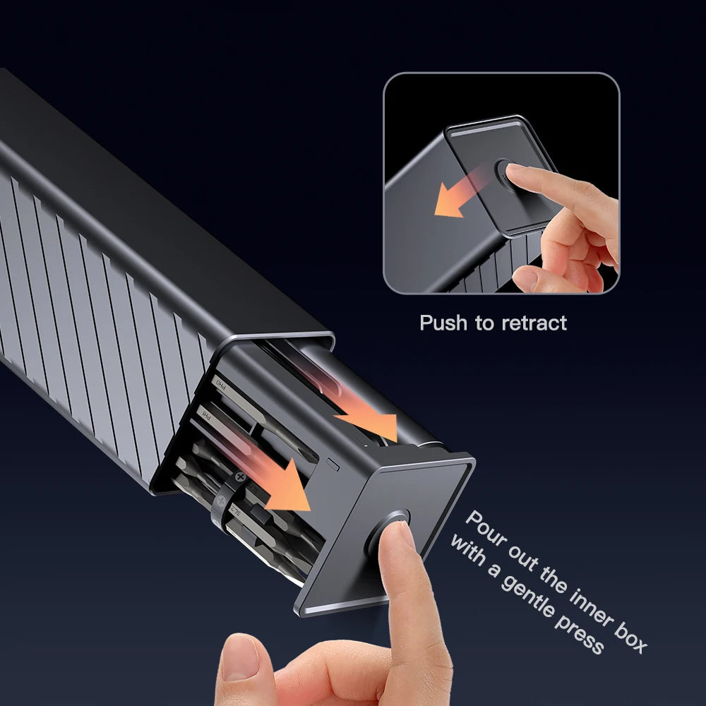 57 in 1 Power Tool Kits Rechargeable Precision Electric Screwdriver Set.