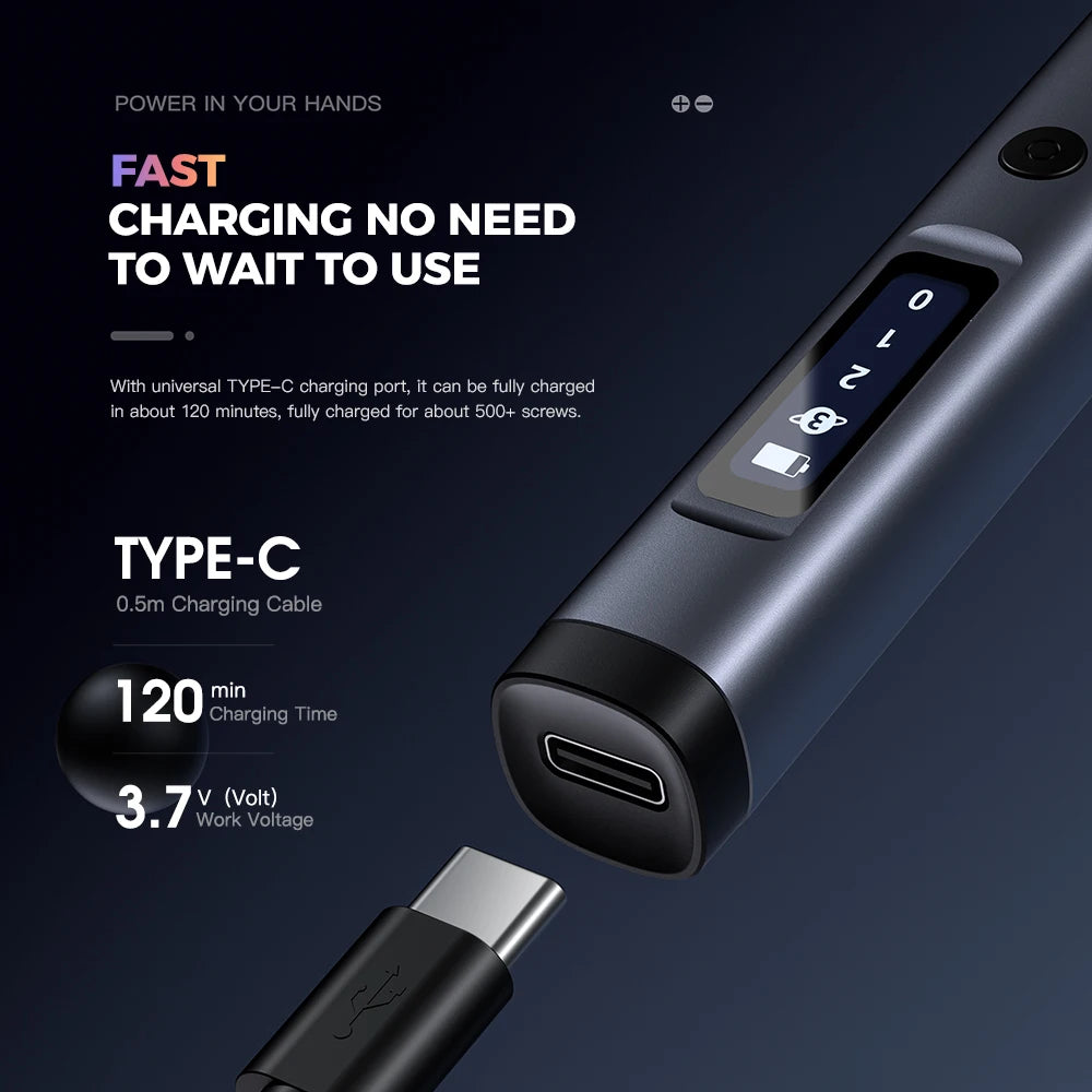 57 in 1 Power Tool Kits Rechargeable Precision Electric Screwdriver Set.